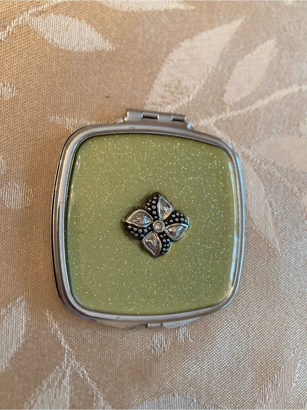 Light Green Compact Mirror